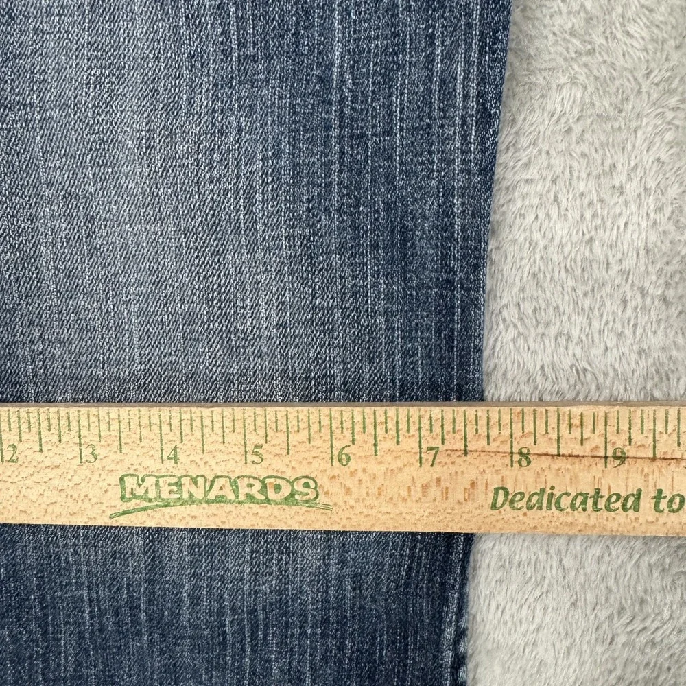 Silver Jeans Womens W29 L30 Blue‎ Bootcut Stretch Western Julia Faded Whiskered